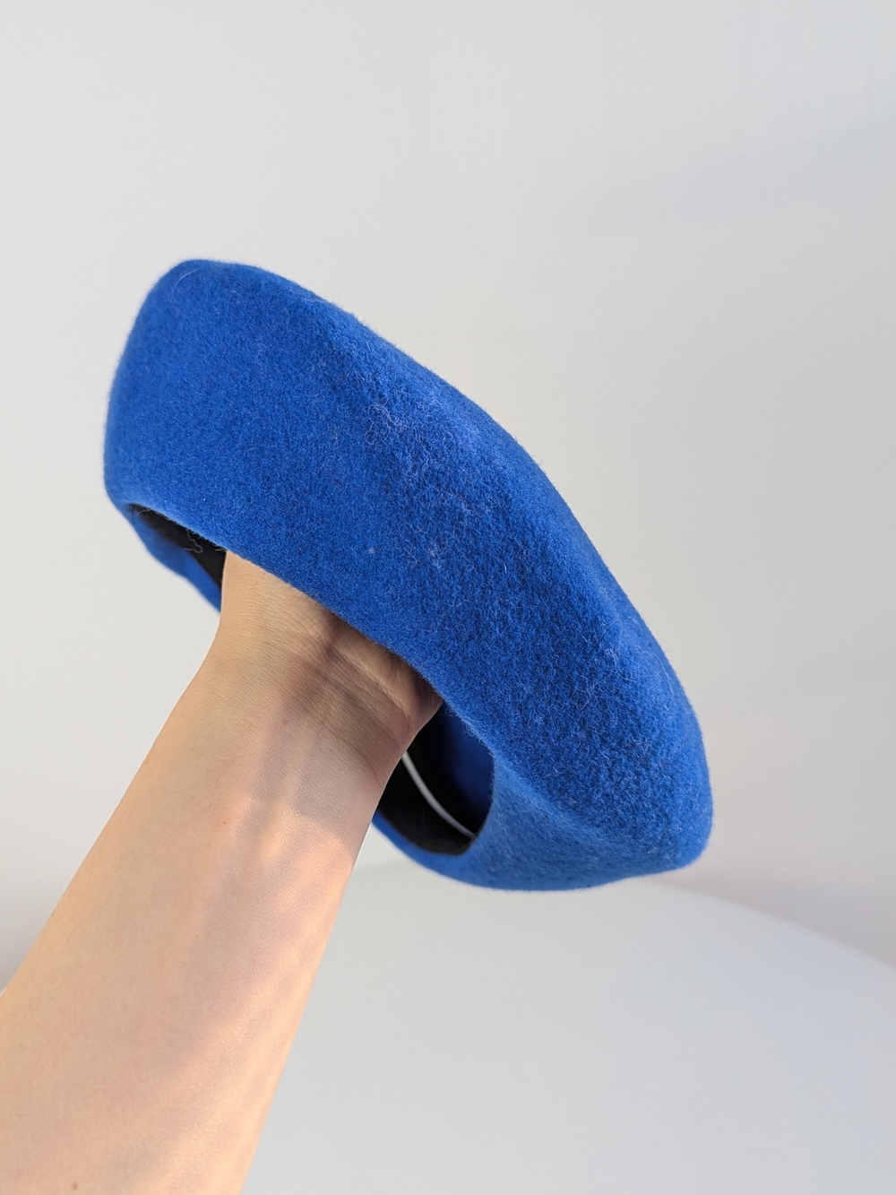 Blue Wool Felt Beret - Niko And...